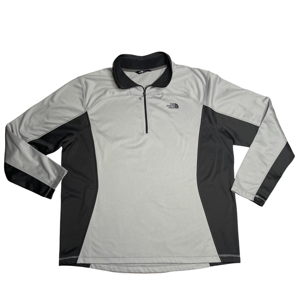 The North Face Men's XXL Lightweight 1/4 Zip Gray Pullover Sweatshirt